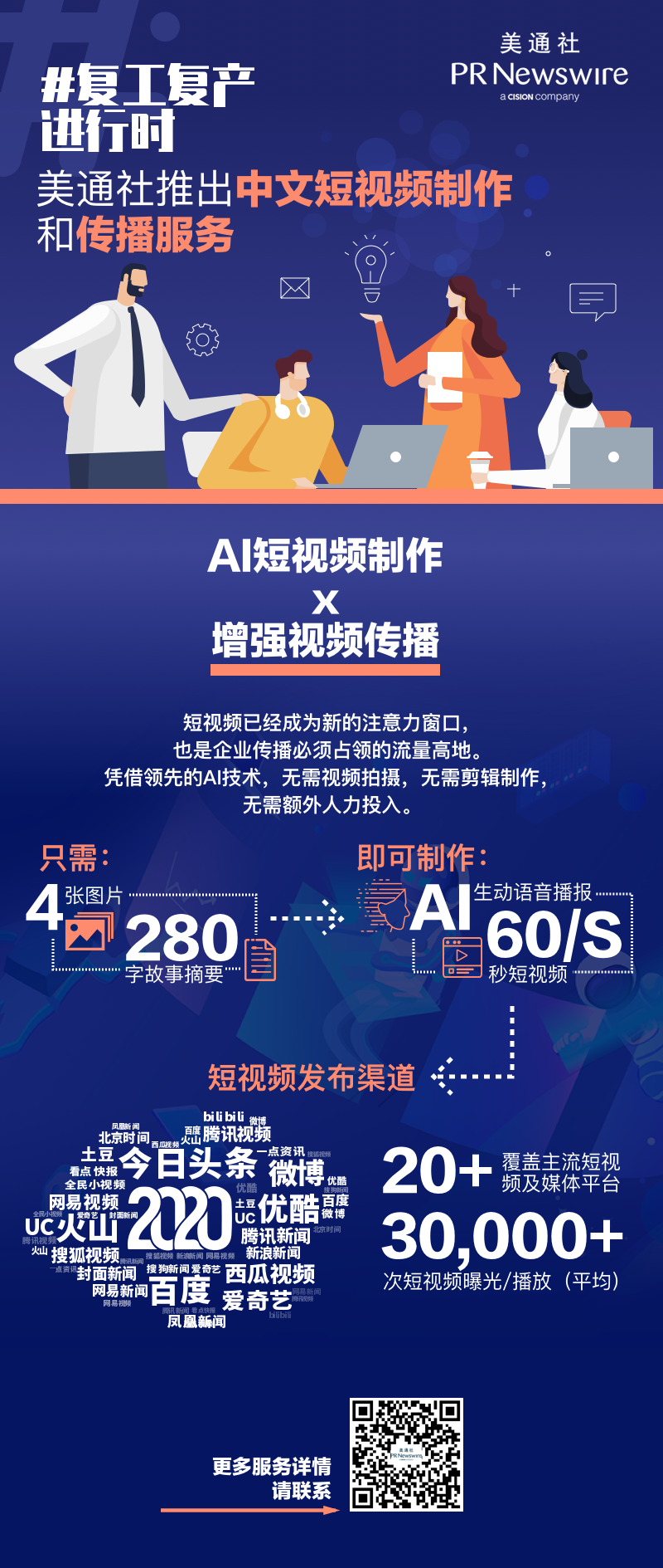 美通社推出AI短視頻制作與傳播服務
